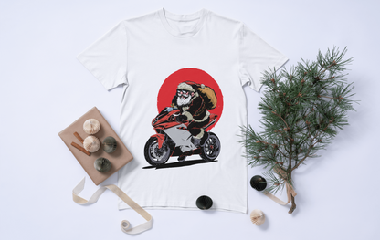 "Santa on the Move" T-Shirt - Christmas t-shirt