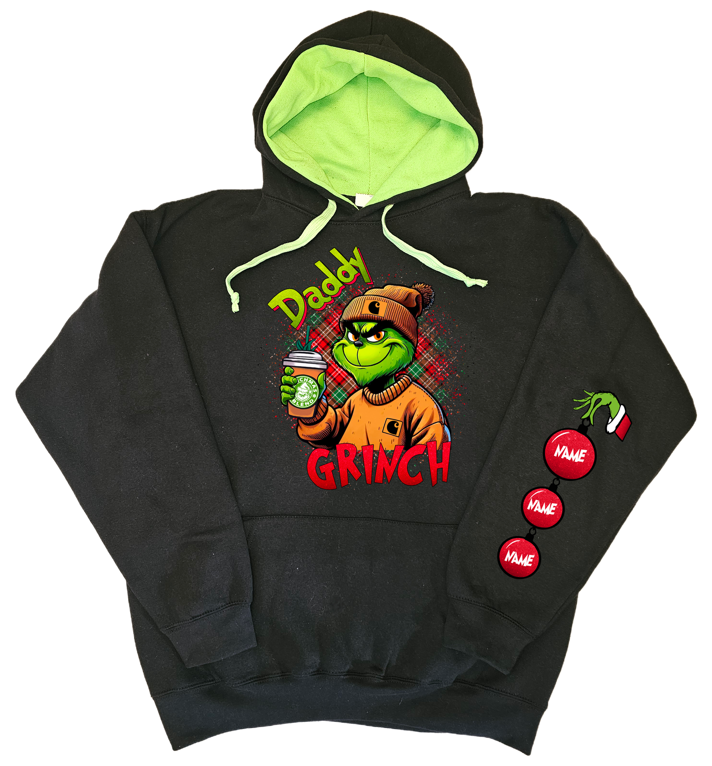 Daddy Grinch Premium Hoodie