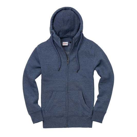 Ultra Premium Zip Hoodie - Navy Melange